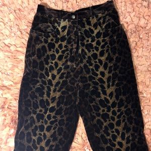 High waist cheetah print pants! (True to size)